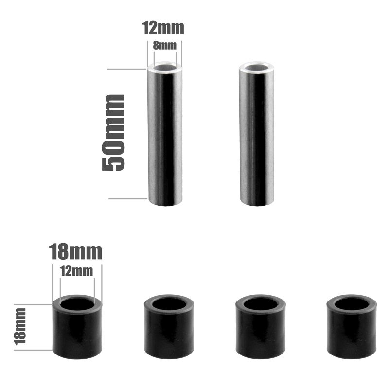 DNM Damping 2 System Mountain Bike Rear Shock Rebound/Preload Anodized Aluminum Alloy 6061 Coil Spring 750 lbs - 165mm - Image 2